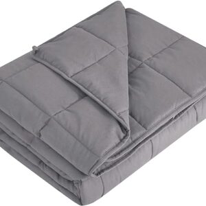 L'AGRATY 15lbs Cooling Weighted Blanket for All Seasons