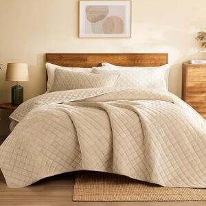 L'AGRATY King Size Reversible Velvet Quilt Set