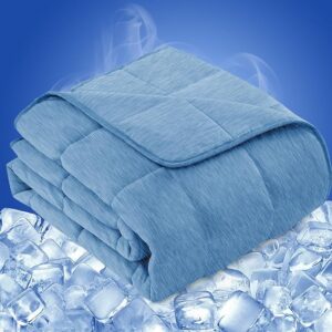 L'AGRATY 10lbs Cooling Weighted Blanket 48"x72"